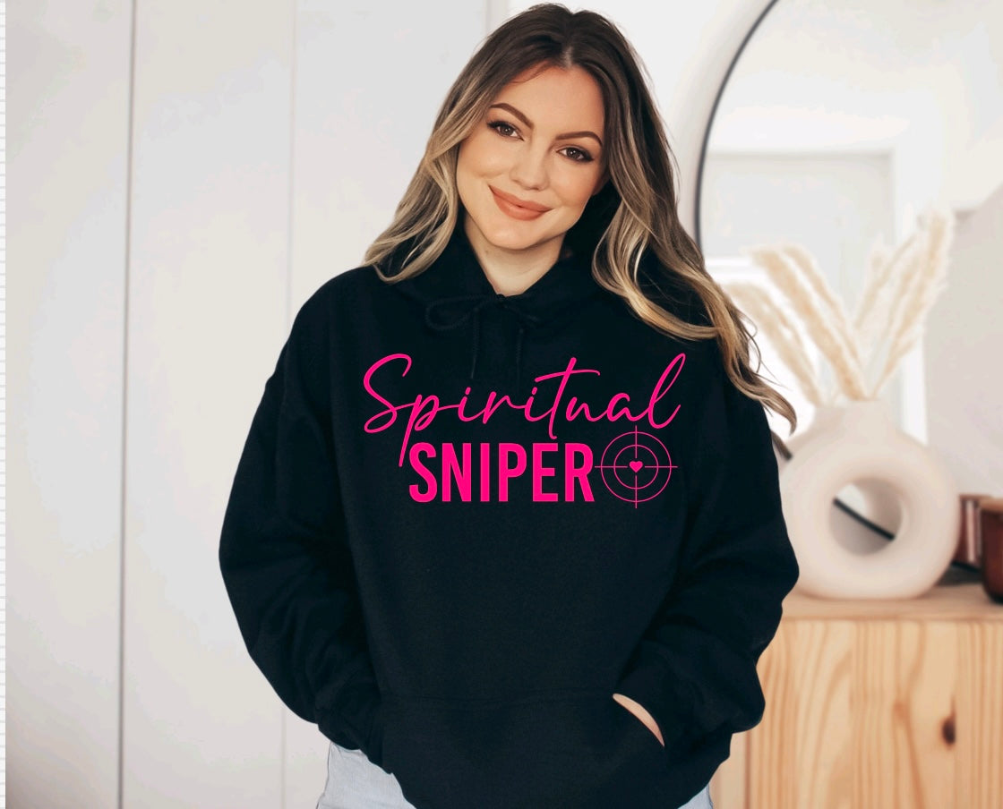 Spiritual Sniper (Pink) Hoodie