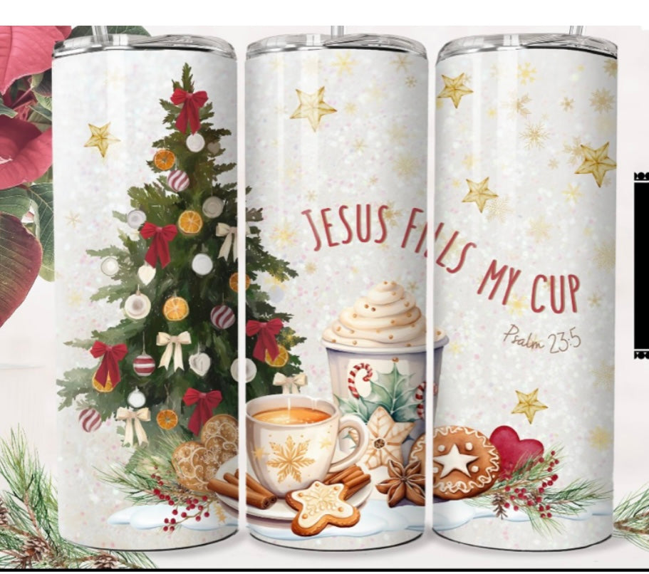Jesus fills my cup tumbler