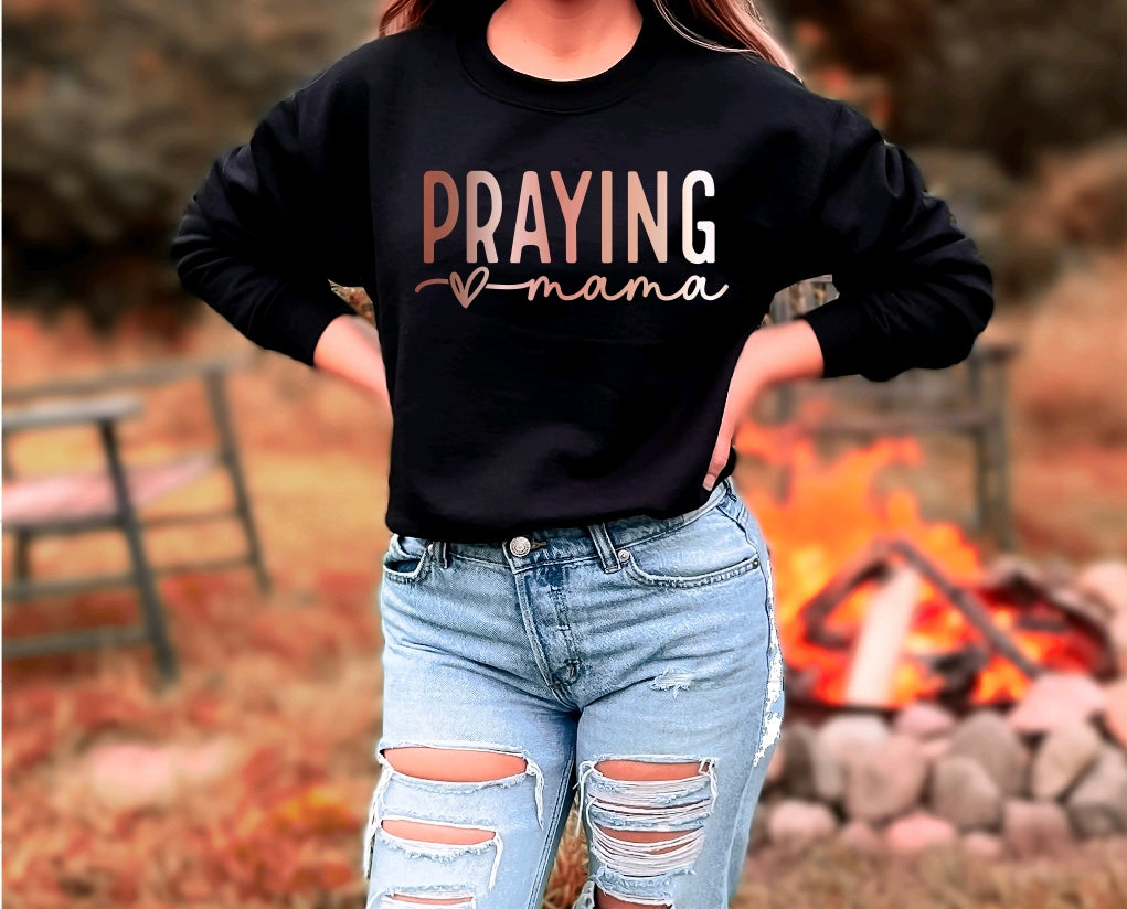 Praying Mama Crew Neck Sweater
