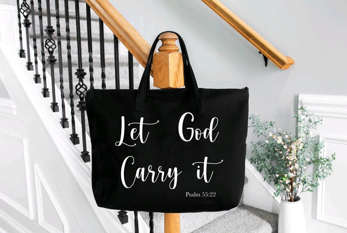 Let God carry it Tote bag